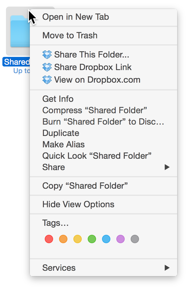 Download Dropbox Folder To Mac